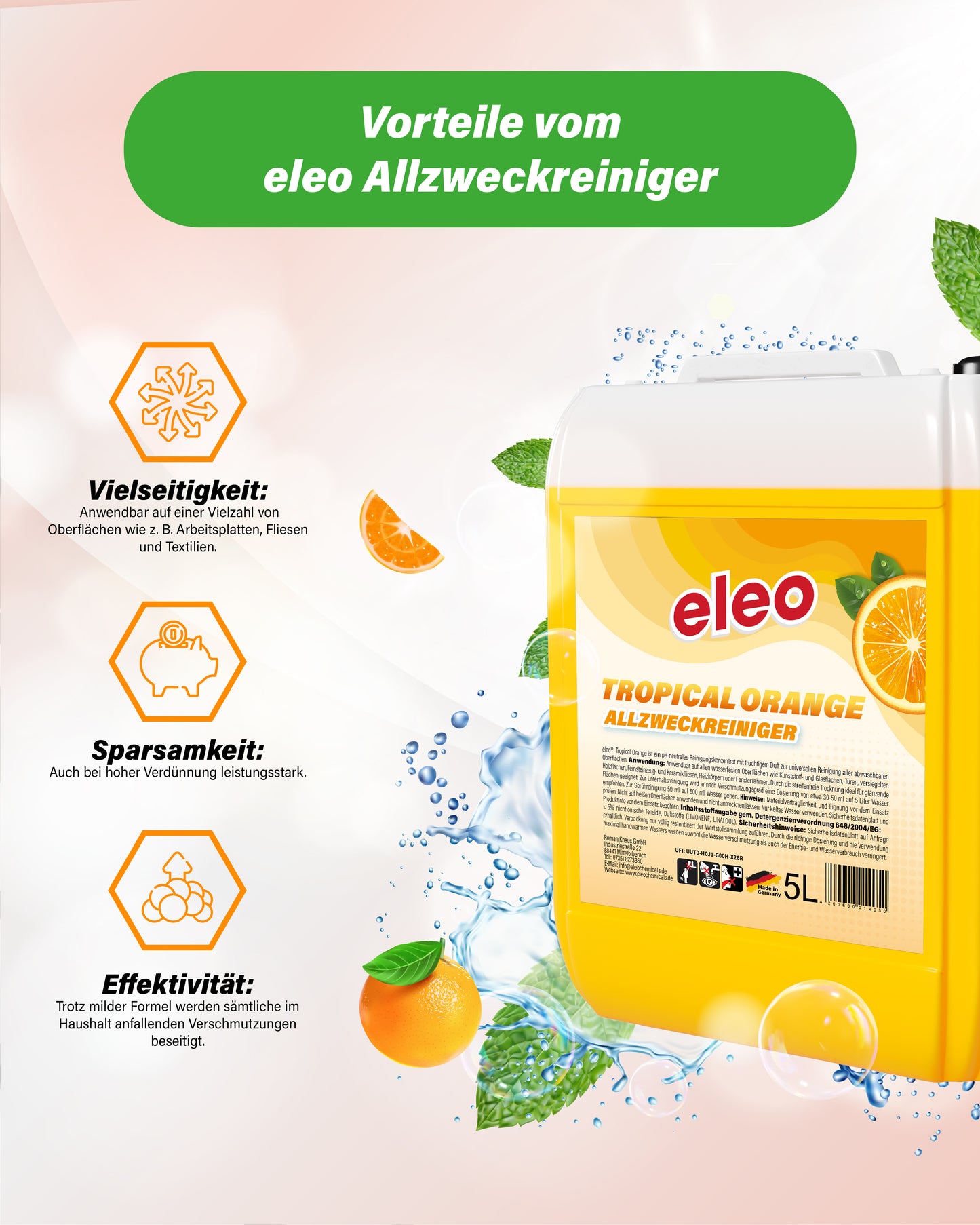 Allzweckreiniger Tropical Orange