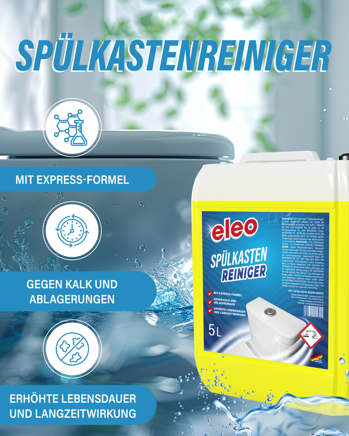 Spülkasten Reiniger