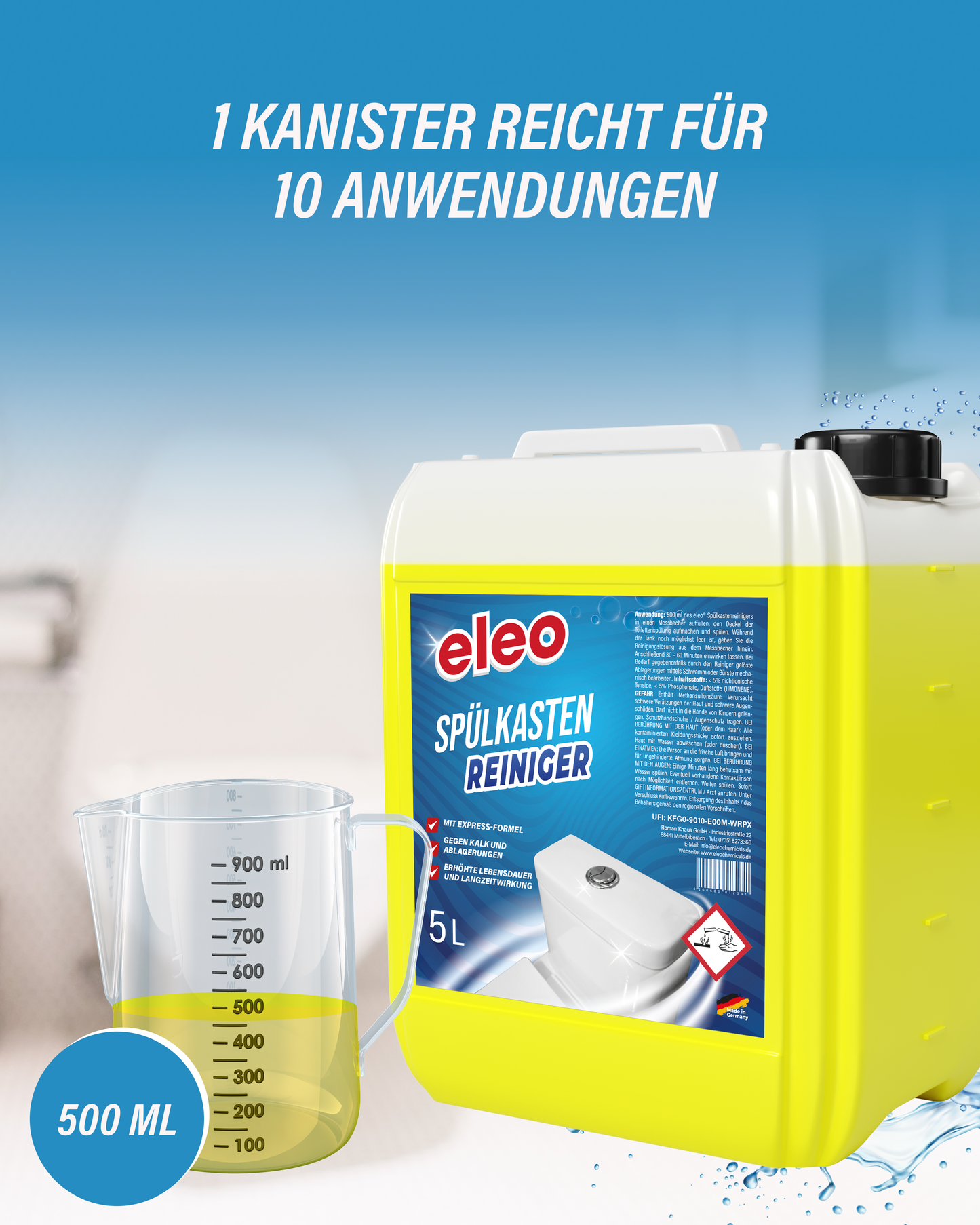 Spülkasten Reiniger
