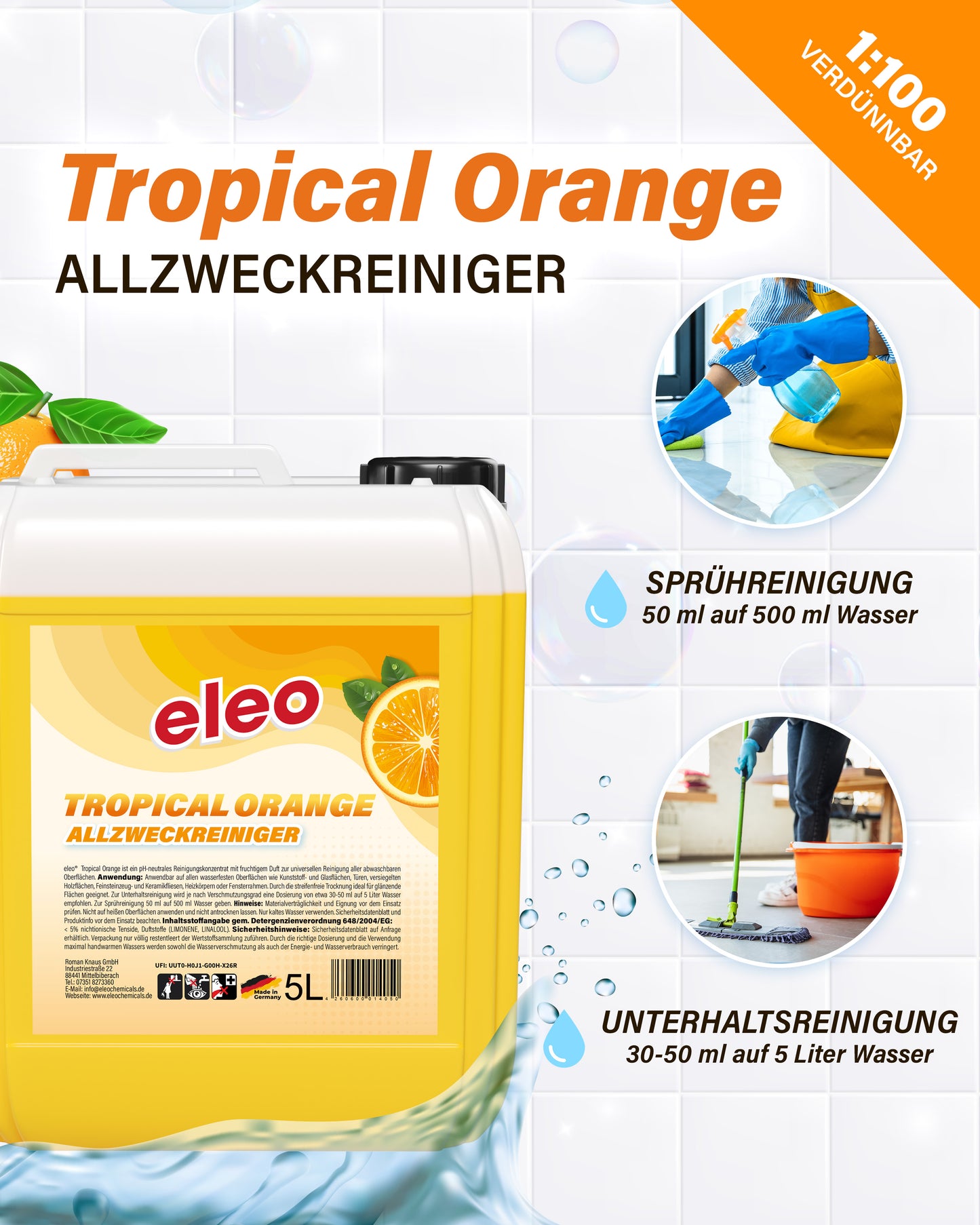 Allzweckreiniger Tropical Orange