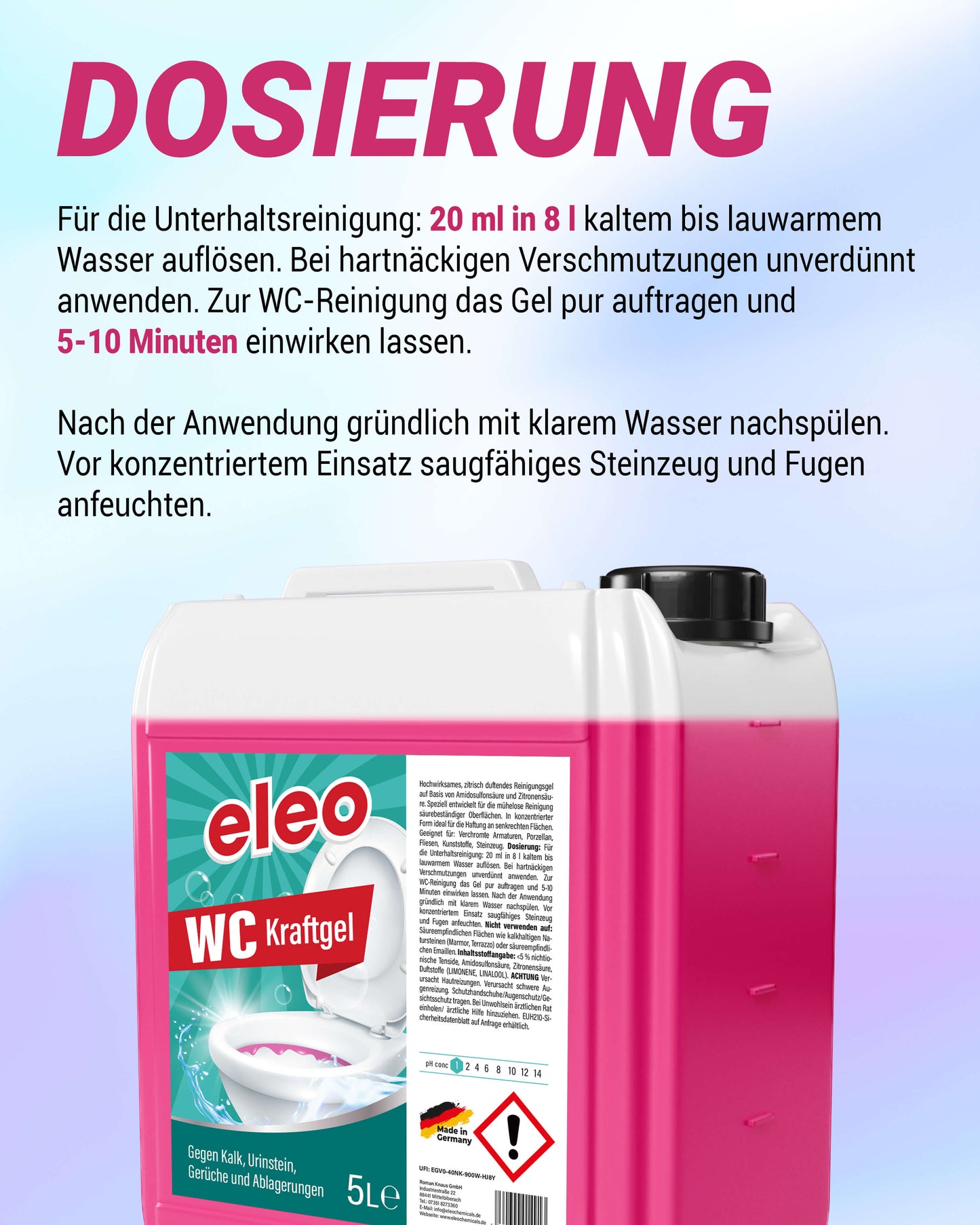 WC Reinigungsgel
