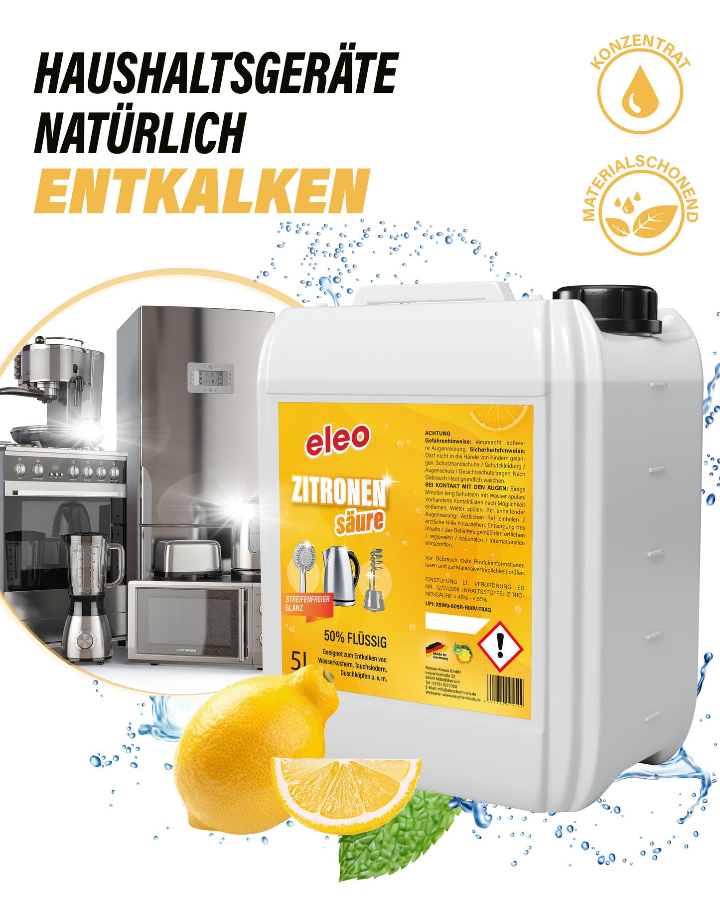 Zitronensäure 50% flüssig