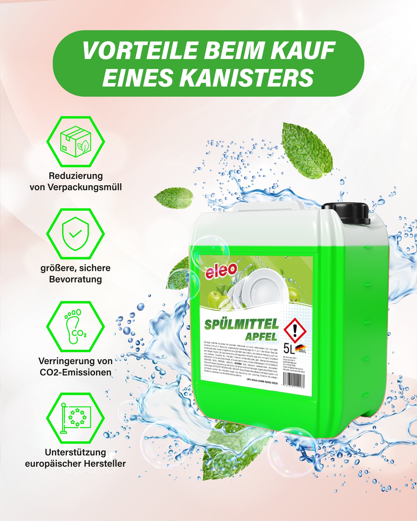 Spülmittel Apfel